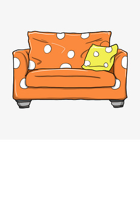 沙發卡通可商用元素