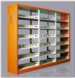 全鋼制書架定制批發直銷,鋼木書架價格480一套,鋼制三角書架羅村廠家